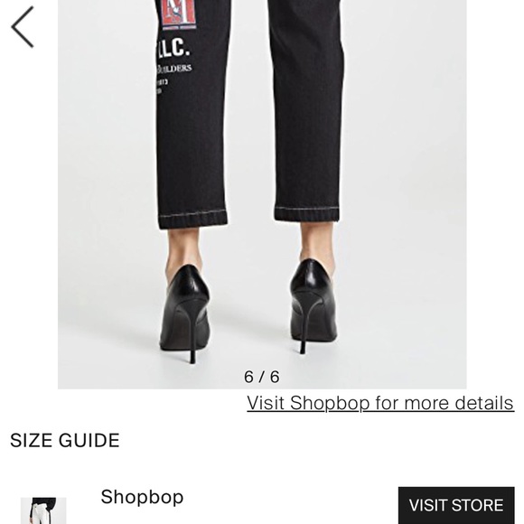 Designer Monse luxury brand limited edition half and half jeans timeless piece - Picture 8 of 16